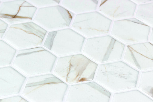Hex XL: Calacatta Gold Hexagon